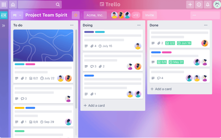 Trello Screenshot