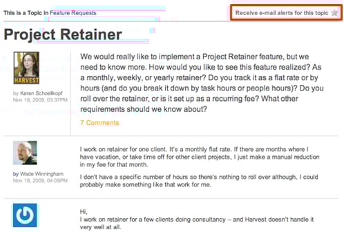 Project Retainer - forum.getharvest.com - Time Tracking and Invoicing Forum
