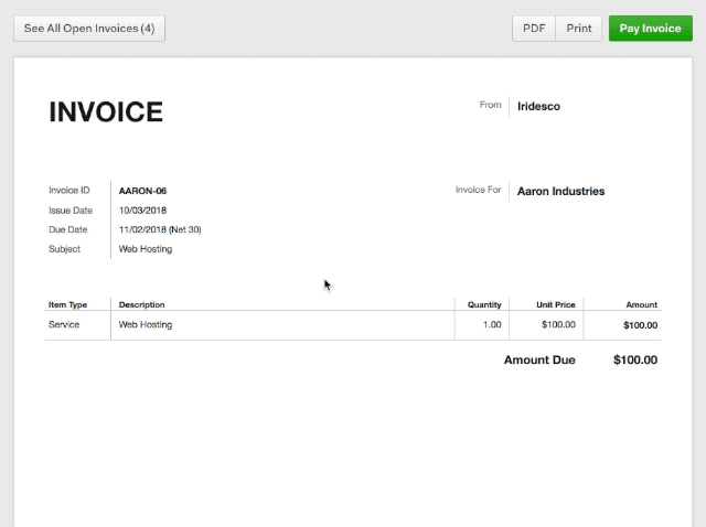 New for Invoices! Accept ACH Payments - Harvest