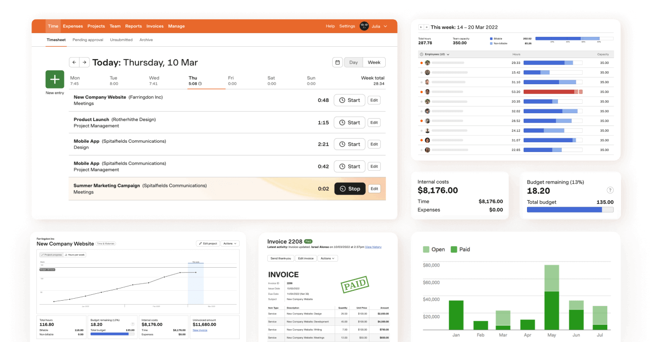Custom Time Tracking GIFs - Harvest