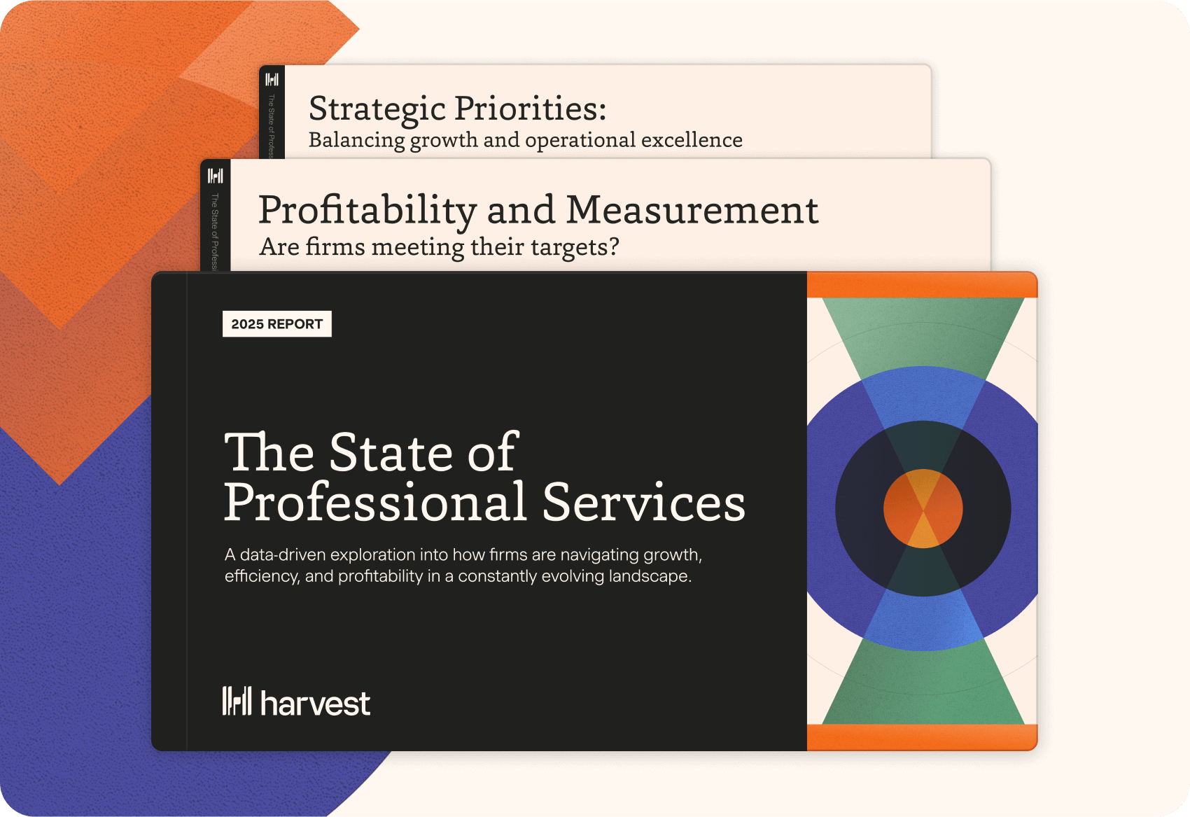 Cover image of the 2025 State of Professional Services report
