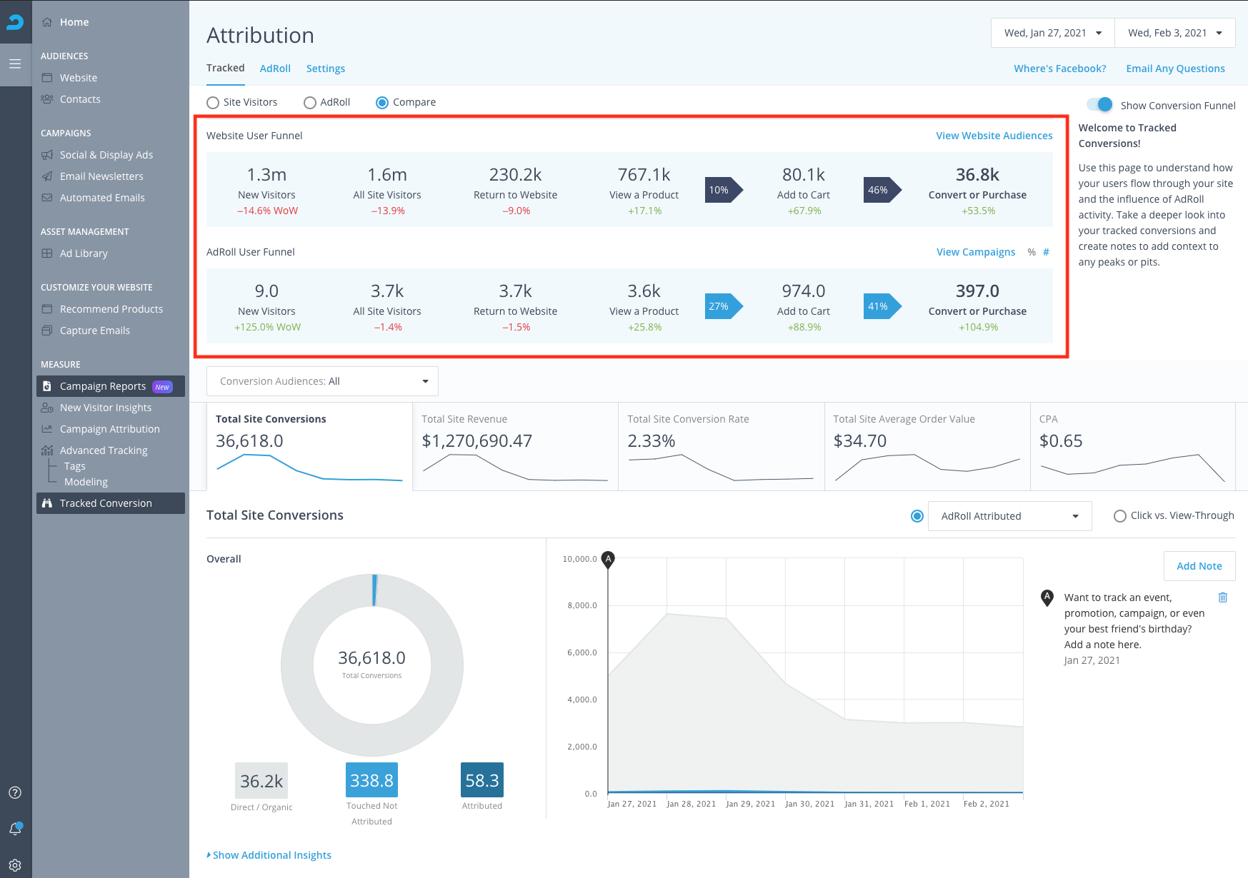 Adroll Screenshot