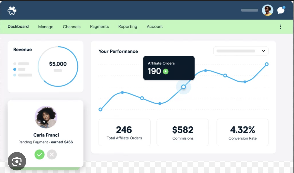 Refersion Screenshot