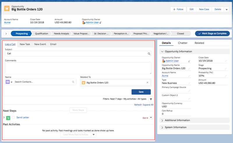 Salesforce Screenshot
